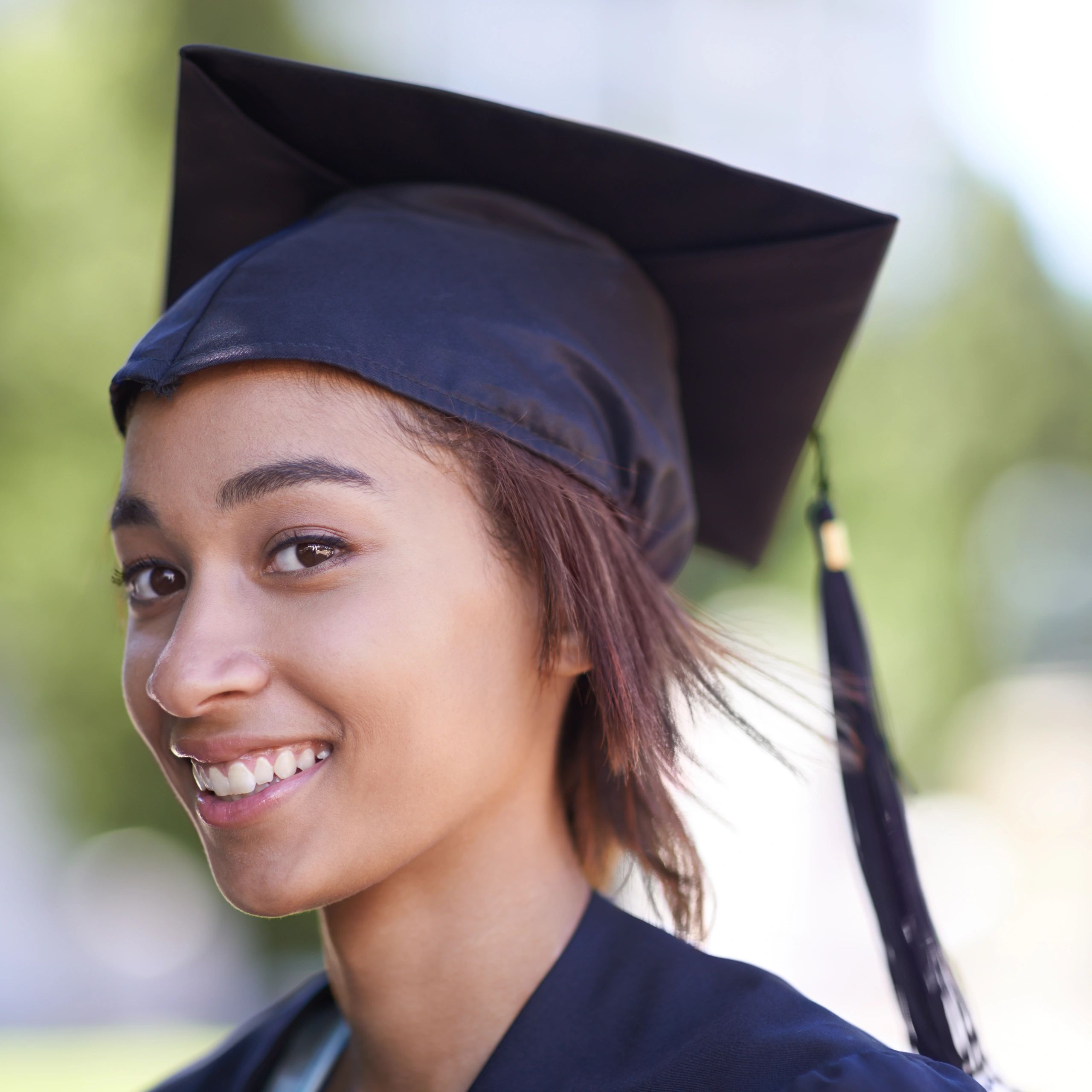 Portrait of a smiling graduate