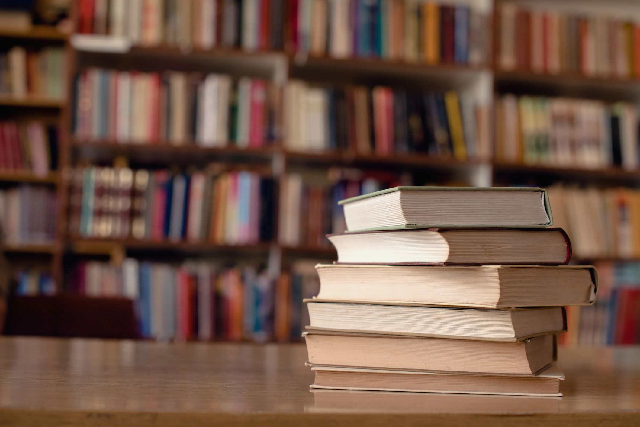 Books on a study desk